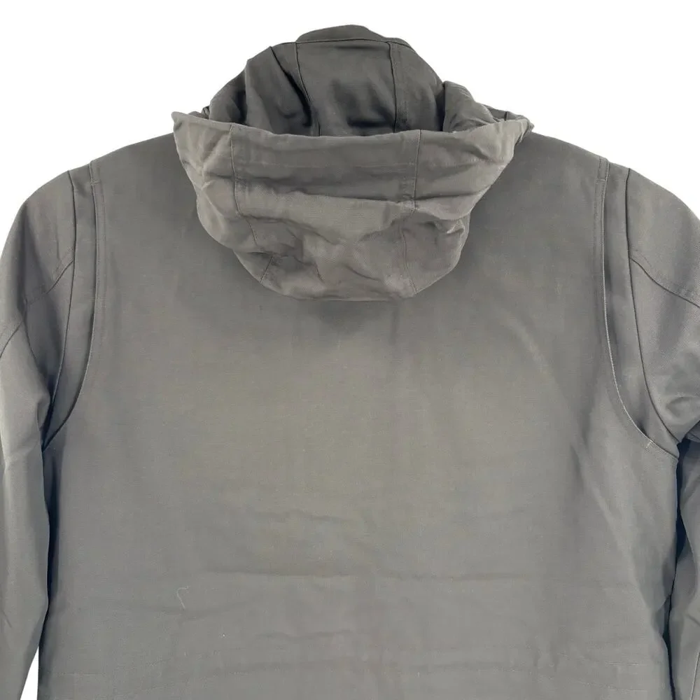 Brooks Brothers Medium Brown 4 Flap Pocket Hooded Weather Resistant Field Jacket